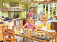 Ravensburger A day with Grandma - obrázek puzzlí