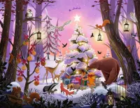 Ravensburger A Woodland Christmas - puzzle image