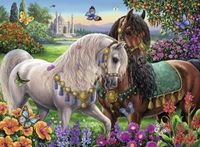 Ravensburger Adorned Stallions - obrázek puzzlí