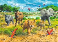 Ravensburger African Animal Babies - puzzle image