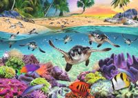 Ravensburger Race of The Baby Sea Turtles - obrázek puzzlí