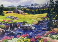 Ravensburger Bear Lake - obrázek puzzlí