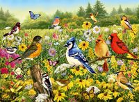 Ravensburger Birds in the Meadow - obrázek puzzlí