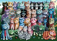 Ravensburger Cat Family Reunion - puzzle image