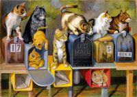 Ravensburger Cat's Got Mail - puzzle image