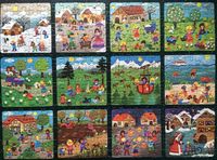 Ravensburger Children Throug the Year - puzzle image