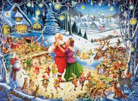 Ravensburger Christmas Collection No. 2 - Santa’s Christmas Party - puzzle image