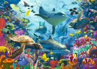 Ravensburger Coral Reef Retreat - obrázek puzzlí