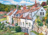 Ravensburger Cosy Cottages No.1: North Yorkshire - Sandsend Beck - puzzle image