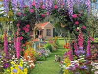 Ravensburger Cottage Garden - puzzle image