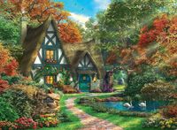 Ravensburger Cottage In Autumn - obrázek puzzlí