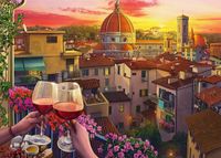 Ravensburger Cozy Wine Terrace - puzzle image