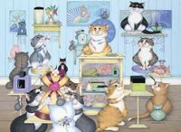 Ravensburger Crazy Cats at the Perfume Shop - obrázek puzzlí