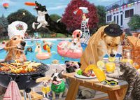 Ravensburger Dogs Days of Summer - puzzle image