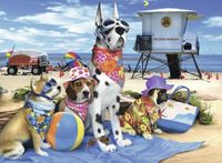 Ravensburger No Dogs on the Beach - puzzle image