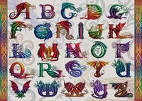 Ravensburger Dragon Alphabet - puzzle image