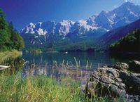 Ravensburger Eibsee - Lake in Bavaria - puzzle image