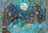 Ravensburger Wooden: Fantasy Forest - puzzle image