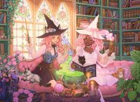 Ravensburger Enchanting Library - puzzle image