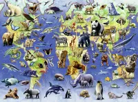 Ravensburger Endangered Animals - obrázek puzzlí