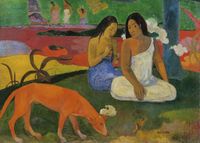 Ravensburger Gauguin, the Red Dog - puzzle image