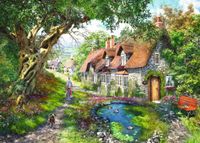 Ravensburger Flower Hill Lane - puzzle image