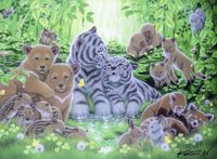 Ravensburger Forest Animal Babies - obrázek puzzlí