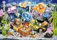 Ravensburger Gelini in Underwater Fun - puzzle image