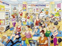 Ravensburger Fit 4 Nothing Gym - puzzle image