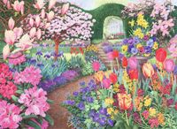 Ravensburger Happy Days No. 4 Glorious Gardens: Spring Glory - obrázek puzzlí