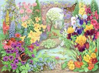 Ravensburger Happy Days No. 4 Glorious Gardens: Summer Visitors - obrázek puzzlí