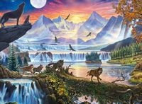 Ravensburger Great Outdoors: Wolf Pack Romp - puzzle image