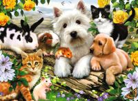 Ravensburger Happy Animal Buddies - puzzle image