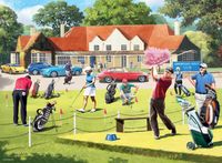 Ravensburger Happy Days No. 7 Favourite Pastimes - The Golf Club - puzzle image