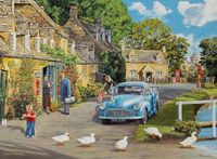 Ravensburger Happy Days No. 9 Village Life - By The Brook - obrázek puzzlí