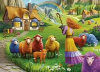 Ravensburger The Happy Sheep Yarn Shop - puzzle image