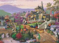 Ravensburger Hillside Retreat - obrázek puzzlí