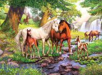 Ravensburger Horses by the Stream - puzzle image