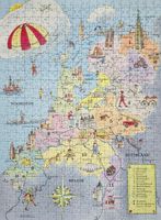 Ravensburger Kaart van Nederland - puzzle image