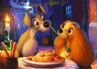Ravensburger Lady & The Tramp - puzzle image