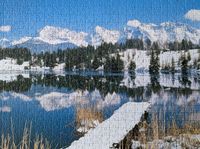 Ravensburger Lake in Winter - puzzle image
