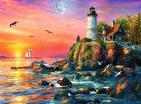 Ravensburger Lighthouse at Sunset - obrázek puzzlí