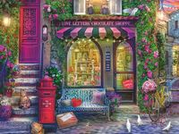 Ravensburger Love Letters Chocolate Shop - obrázek puzzlí