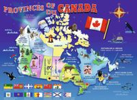Ravensburger Map of Canada - obrázek puzzlí