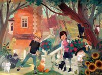 Ravensburger Midnight Cats - puzzle image