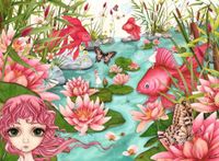 Ravensburger Minu's Pond Daydreams - puzzle image