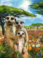 Ravensburger Mischievous Meerkats - puzzle image