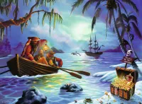 Ravensburger Moonlit Mission - obrázek puzzlí