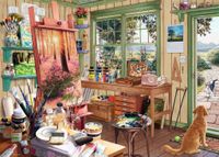 Ravensburger My Haven No. 11: The Artist's Shed - puzzle image