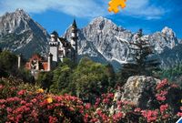 Ravensburger Neuschwanstein Castle and Tyrol Mountains - puzzle image